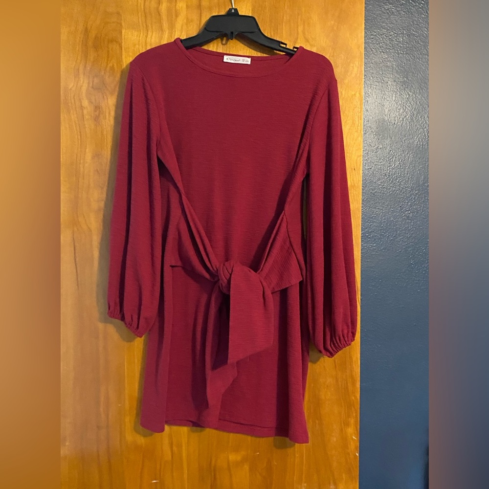 Mini dress with long sleeves - great for Valentine’s Day!!